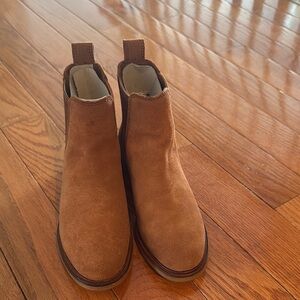 Tan Suede Ankle Boots